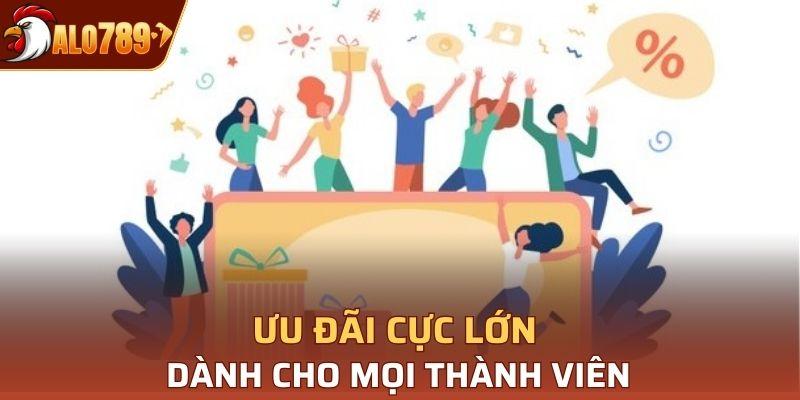 Khuyến mãi Alo789 dành cho mọi thành viên